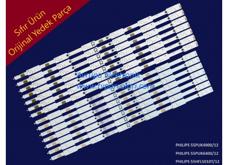 EVT LBM550E0601-DQ-1, EVT LBM550E0601-DR-3, SUNGWEI 55V0, PHILIPS 55PUK4900 Led bar
